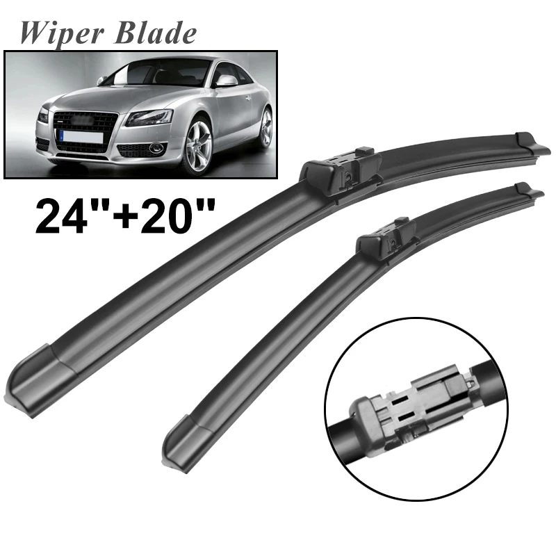Okowiper RHD & LHD Front Wiper Blades For Audi A5 2007 Only Windshield Windscreen Front Window 24"+20"
Okowiper RHD & LHD Front Wiper Blades For Audi A5 2007 Only Windshield Windscreen Front Window 24"+20"