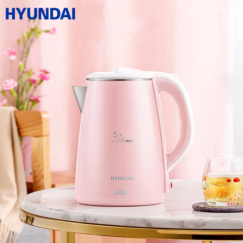 HYUNDAI 24-hour Thermal Insulation Large Capacity Double-layer Anti-scalding 304 Stainless Steel Inner Electric Kettle
HYUNDAI 24-hour Thermal Insulation Large Capacity Double-layer Anti-scalding 304 Stainless Steel Inner Electric Kettle