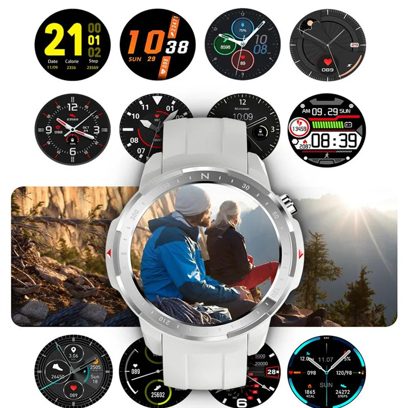 L20 Smart Watch Men Bluetooth Call Sports Clock IP68 Waterproof Music Play Smartwatch 450mah Battery
