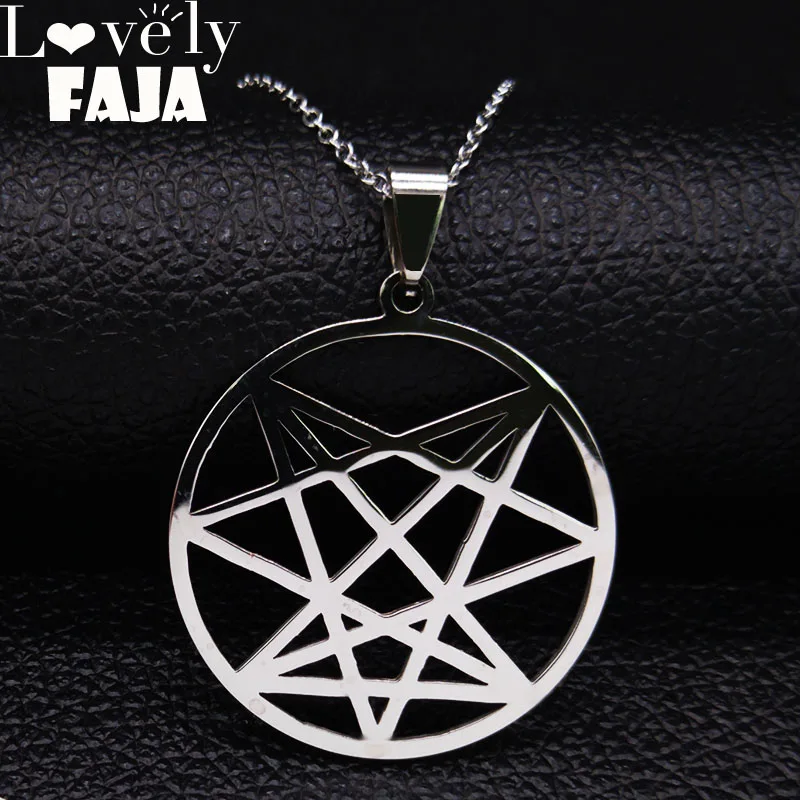2022 Satan Cross Stainless Steel Necklaces Men Church of Satanic Symbol Pendant Kolye Necklaces Pendants Jewelry joyas N3122S03
2022 Satan Cross Stainless Steel Necklaces Men Church of Satanic Symbol Pendant Kolye Necklaces Pendants Jewelry joyas N3122S03