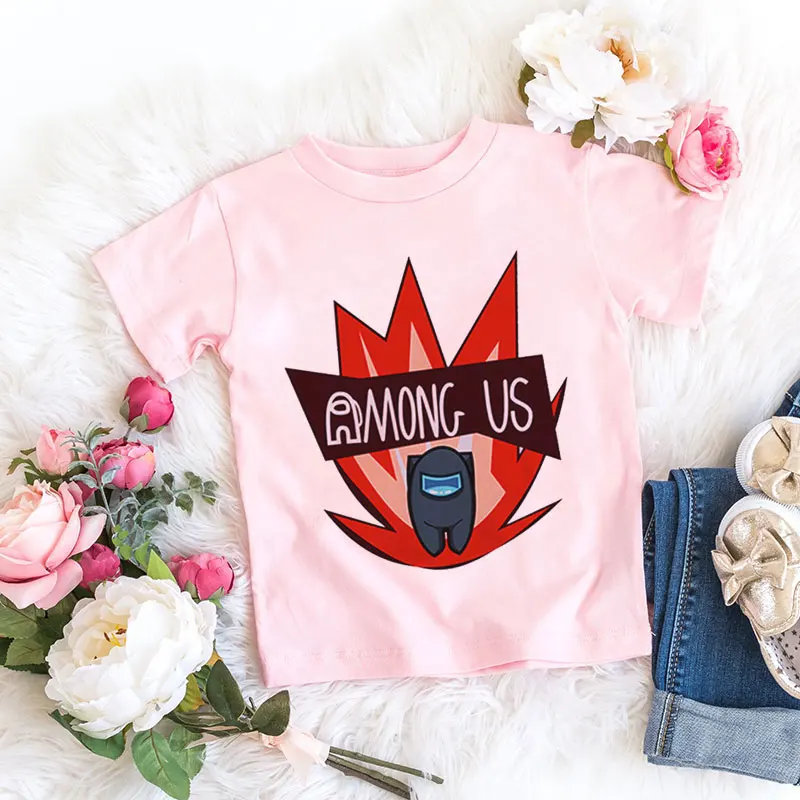 Baby Clothes New Impostor Graphic Pink Short Sleeve Clothes For Boys New Game Among Us Clothing T-Shirts For Girls 24M-9t Years
Baby Clothes New Impostor Graphic Pink Short Sleeve Clothes For Boys New Game Among Us Clothing T-Shirts For Girls 24M-9t Years