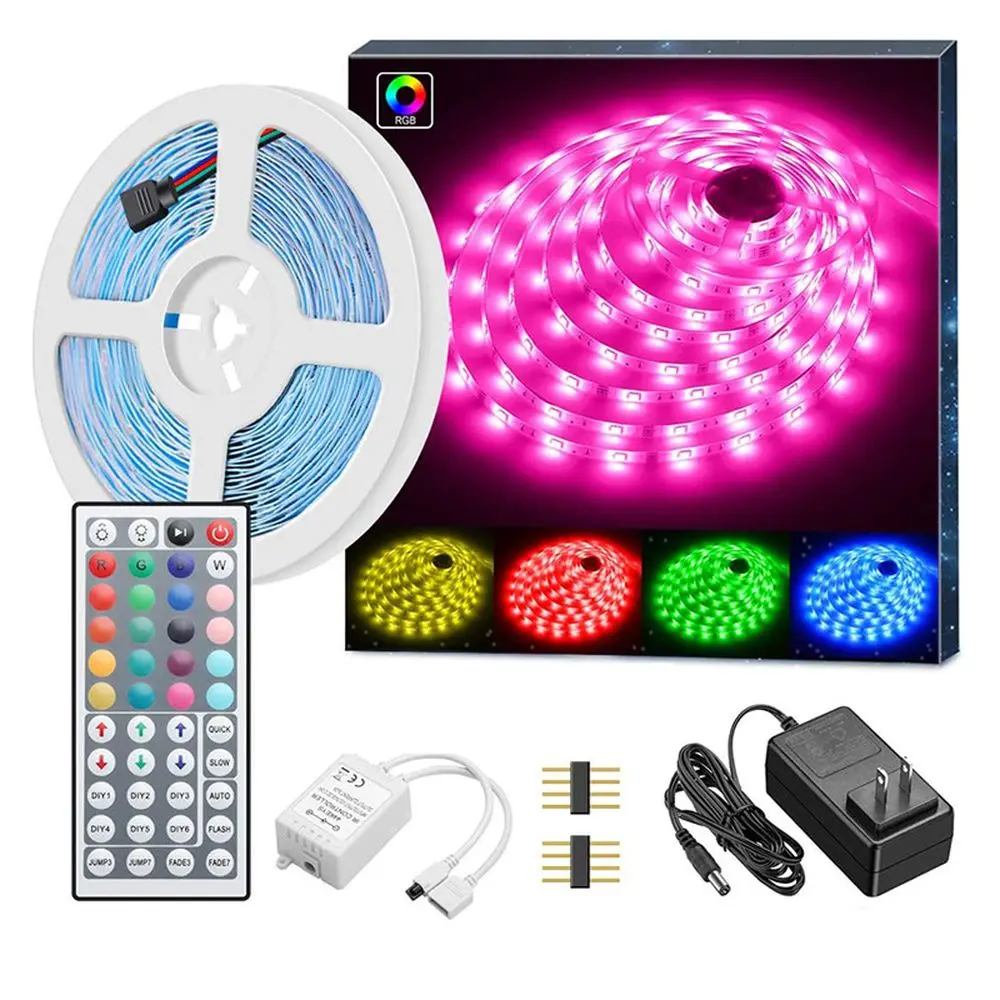 Fita Led Strip RGB 5050 Lights Luces Led Para Habitacion Neon Light Room Decoration Tira Led Lights Infrared Remote Control
Fita Led Strip RGB 5050 Lights Luces Led Para Habitacion Neon Light Room Decoration Tira Led Lights Infrared Remote Control