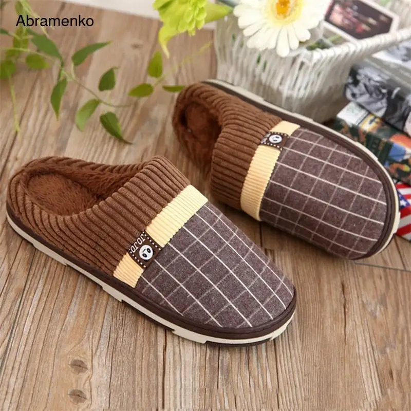 Women's Shoes Home Soft Warm Slippers Winter Men's Slippers Plush Flock Non slip Rubber Slides Couple Footwear Bedroom 2020 New
Women's Shoes Home Soft Warm Slippers Winter Men's Slippers Plush Flock Non slip Rubber Slides Couple Footwear Bedroom 2020 New