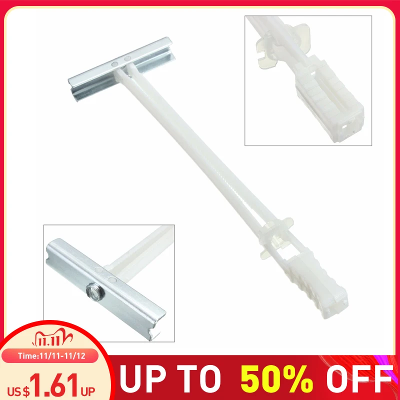 For M6 Screw Fix M6 Toggler Heavy Plasterboard Fits for Use in Hollow Materials Drywall Plasterboard Maximum Support 150KG
For M6 Screw Fix M6 Toggler Heavy Plasterboard Fits for Use in Hollow Materials Drywall Plasterboard Maximum Support 150KG