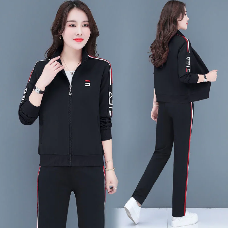Women Slim Streetwear Big Size Tracksuit Mom Zipper Embroider Coat+Letter Printed Short Sleeve T-shirt+Straight Leg Pant Outfit
Women Slim Streetwear Big Size Tracksuit Mom Zipper Embroider Coat+Letter Printed Short Sleeve T-shirt+Straight Leg Pant Outfit