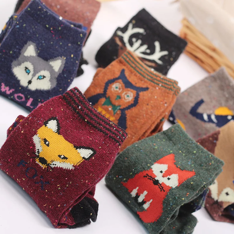 3Pairs Women Funny Socks With Animals Patterns Autumn Winter Ladies Socks Art Meias Femininas Cotton Blend Cute Fox Warm Socks
3Pairs Women Funny Socks With Animals Patterns Autumn Winter Ladies Socks Art Meias Femininas Cotton Blend Cute Fox Warm Socks