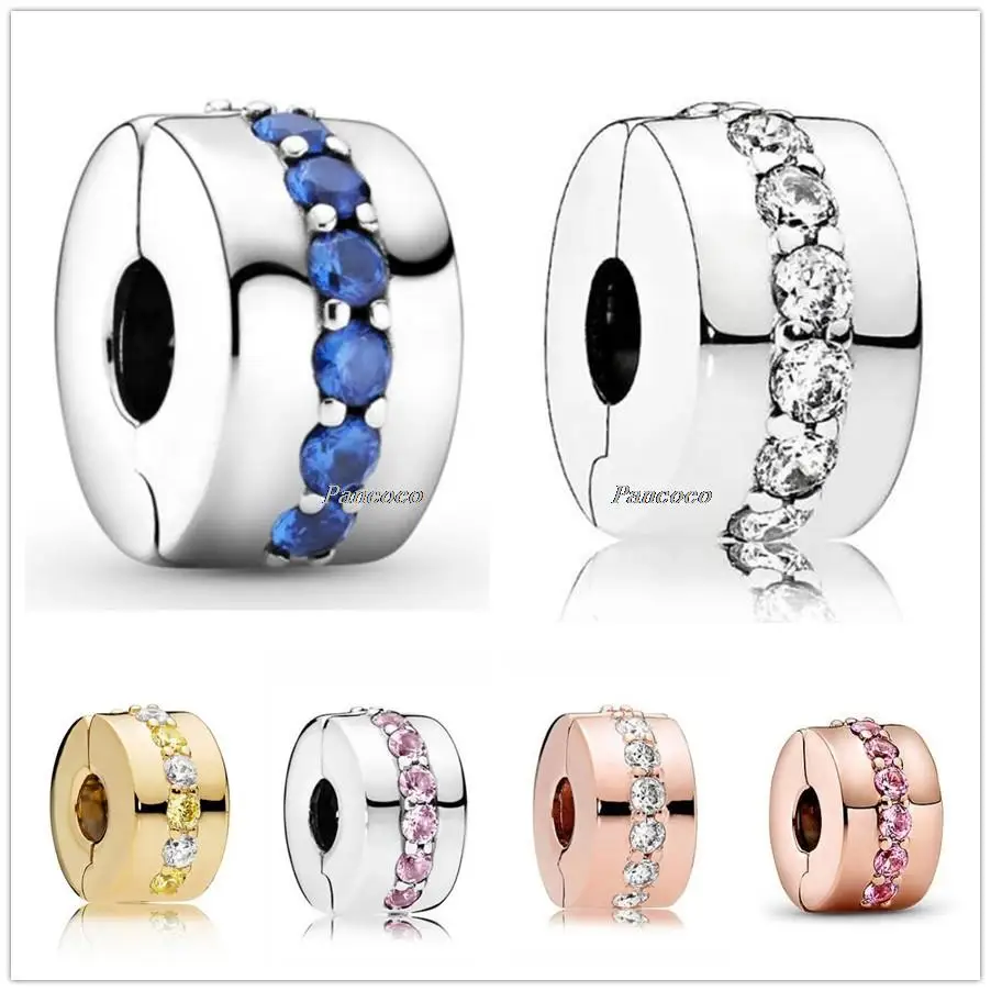 Authentic 925 Sterling Silver Blue Sparkling Shining Path With Crystal Clip Charm Bead Fit Pandora Bracelet & Necklace Jewelry
Authentic 925 Sterling Silver Blue Sparkling Shining Path With Crystal Clip Charm Bead Fit Pandora Bracelet & Necklace Jewelry