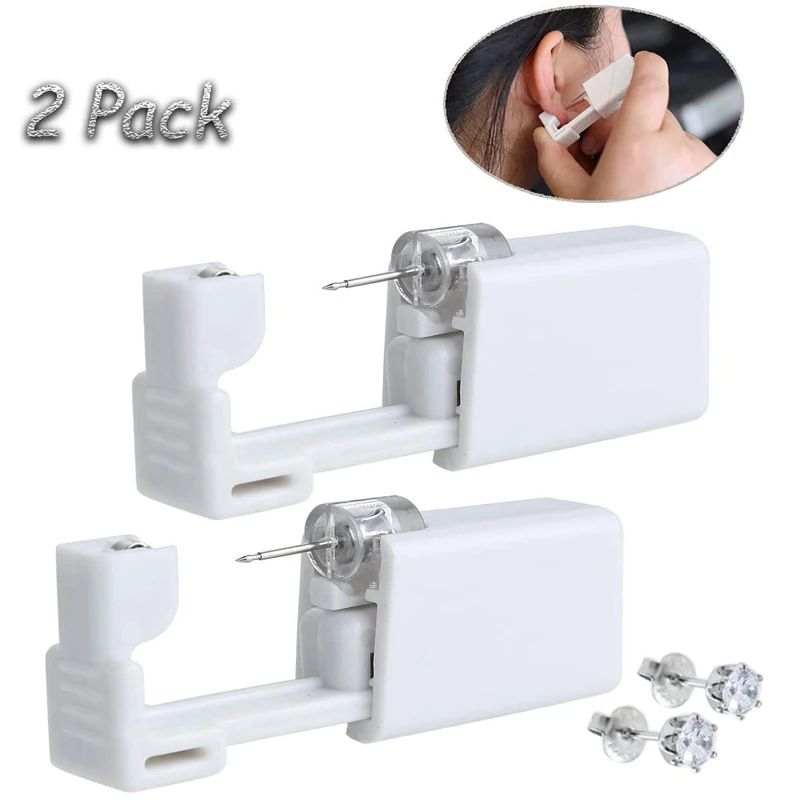 2pcs Ear Piercing Gun Kit Disposable Disinfect Safety Earring Piercer Machine Studs Nose Clip Body Jewelry Piercing Tool Guns
2pcs Ear Piercing Gun Kit Disposable Disinfect Safety Earring Piercer Machine Studs Nose Clip Body Jewelry Piercing Tool Guns