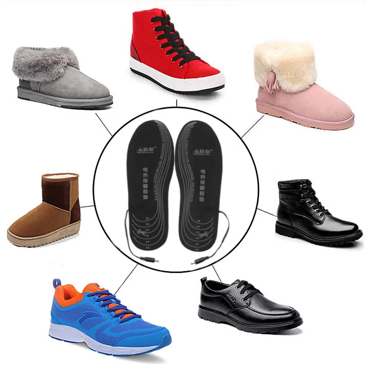 3.7V Winter Heated Insoles Women Men Electric Battery Heating Warm About 50 Degree Shoe Inserts, Can Cut Carbon Fiber Foot Pads
3.7V Winter Heated Insoles Women Men Electric Battery Heating Warm About 50 Degree Shoe Inserts, Can Cut Carbon Fiber Foot Pads