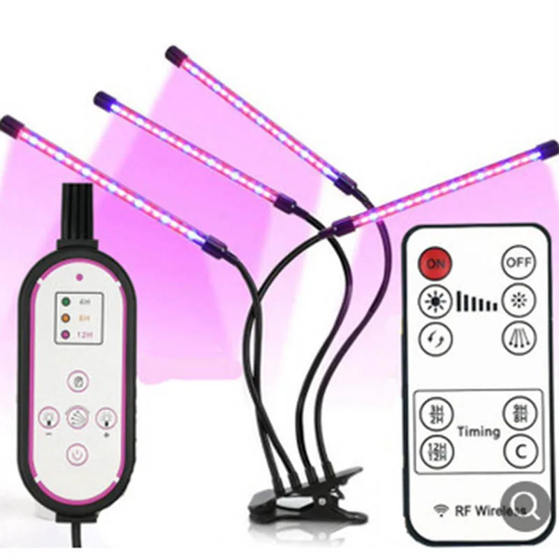 Grow Light with Clamp Full Spectrum LED 3 Heads Plants Growing Lamp 15W 5 Levels Dimmable for Seedling Blooming MJJ88
Grow Light with Clamp Full Spectrum LED 3 Heads Plants Growing Lamp 15W 5 Levels Dimmable for Seedling Blooming MJJ88