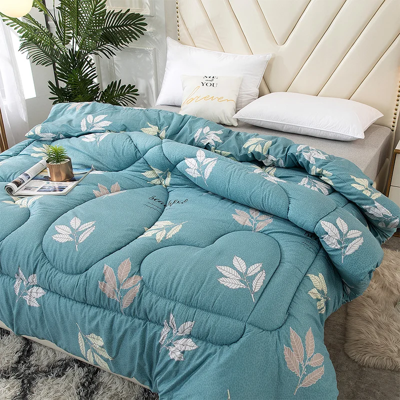 Autumn Winter Thicken Warm Quilt Blanket Double King Queen Bed Cover Bedding Soft Quilted Printed Comforter Home Hotel Duvets
Autumn Winter Thicken Warm Quilt Blanket Double King Queen Bed Cover Bedding Soft Quilted Printed Comforter Home Hotel Duvets