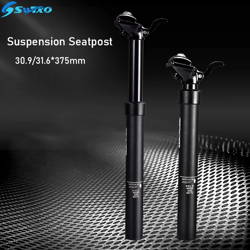 ZOOM Bicycle Suspension Seatpost 30.9/31.6*375mm MTB Mountain Bike Hand Remote Dropper Seatpost Height Adjustable Seat Post Tube
ZOOM Bicycle Suspension Seatpost 30.9/31.6*375mm MTB Mountain Bike Hand Remote Dropper Seatpost Height Adjustable Seat Post Tube