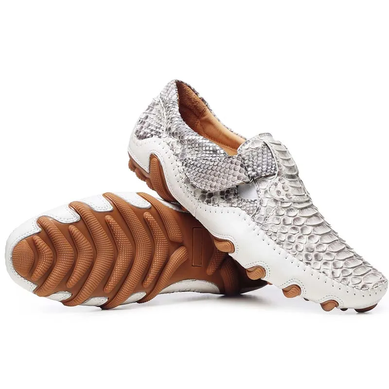 ejue Python skin Men's shoes snake Leather shoes men leisure men Doug shoes Genuine leather A lazy person Slip-on shoe
ejue Python skin Men's shoes snake Leather shoes men leisure men Doug shoes Genuine leather A lazy person Slip-on shoe