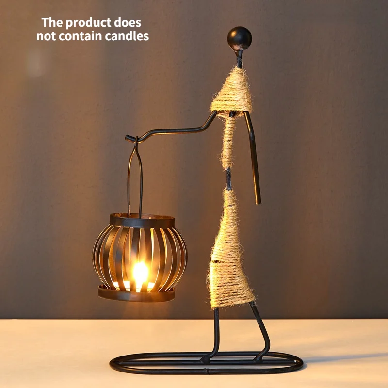 Nordic Metal Candlestick Sculpture Fairy Lights Candle Holder Decor Handmade Figurines Christmas Decorations New Year 2022
Nordic Metal Candlestick Sculpture Fairy Lights Candle Holder Decor Handmade Figurines Christmas Decorations New Year 2022