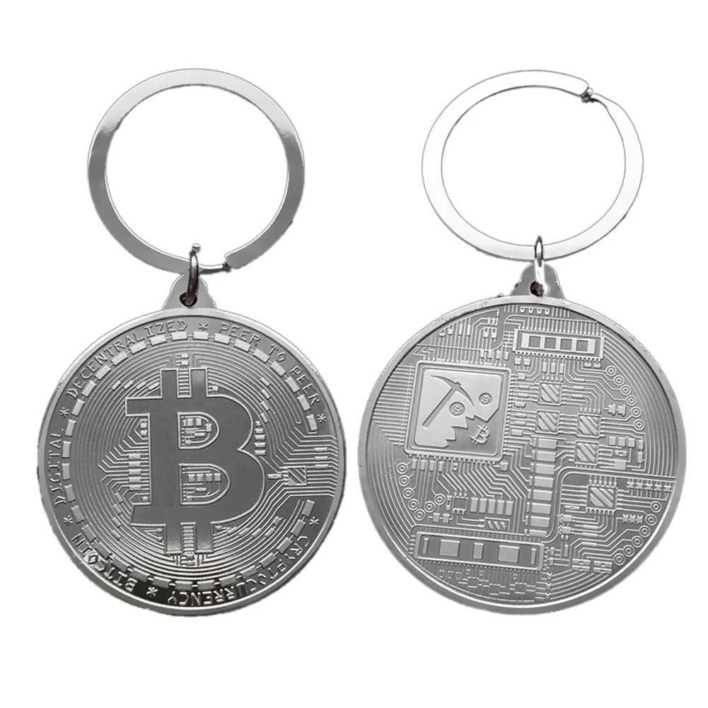 Spot Gold Plated Bitcoin Coin Key Chain Collectible Coin Art Collection Gift Physical Metal Antique Imitation Home Decor
Spot Gold Plated Bitcoin Coin Key Chain Collectible Coin Art Collection Gift Physical Metal Antique Imitation Home Decor