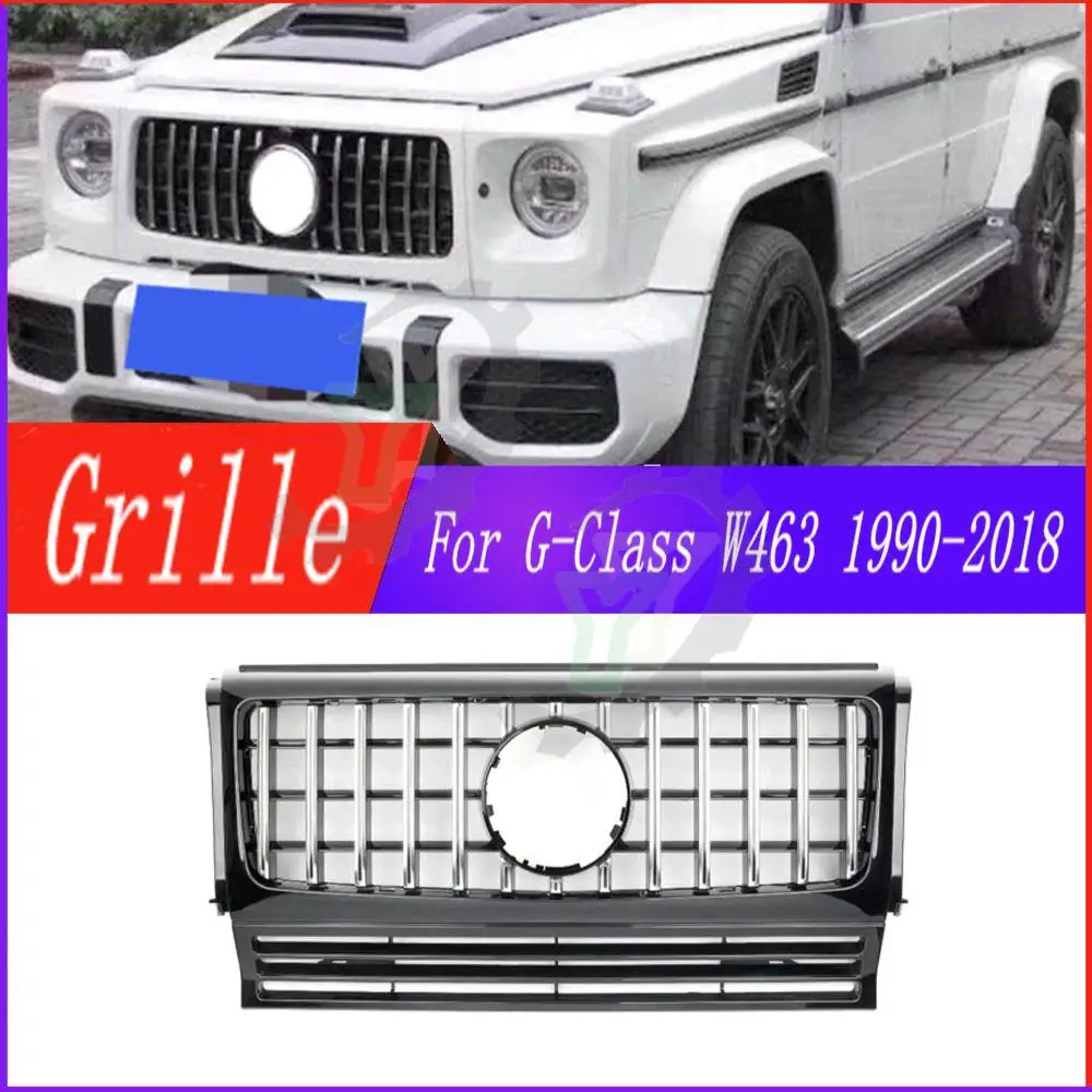 Front Bumper Upper Grille GT style Racing Grill For Mercedes-Benz G-Class W463 G300 G350 G500 G550 G63 1990-2018 Car Accessory
Front Bumper Upper Grille GT style Racing Grill For Mercedes-Benz G-Class W463 G300 G350 G500 G550 G63 1990-2018 Car Accessory