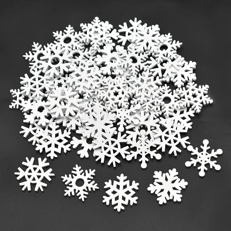 50Pcs 35mm Mix Shape Wooden White Snowflakes Christmas Ornaments Xmas Wood Pendant 2022 New Year Christmas Decorations for Home
50Pcs 35mm Mix Shape Wooden White Snowflakes Christmas Ornaments Xmas Wood Pendant 2022 New Year Christmas Decorations for Home