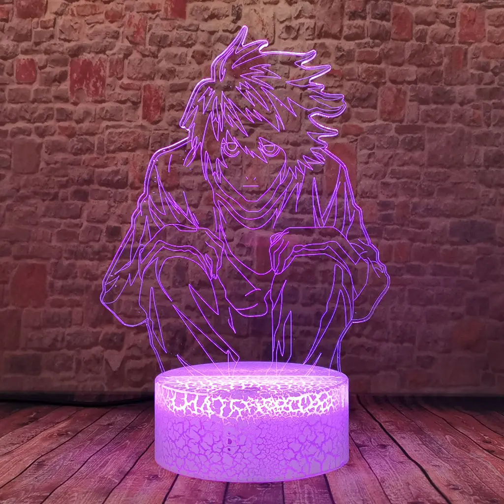 Death Note L Anime Figure 3D LED Colorful Touch Desk Nightlight Cartoon Model Light-up Toys
Death Note L Anime Figure 3D LED Colorful Touch Desk Nightlight Cartoon Model Light-up Toys