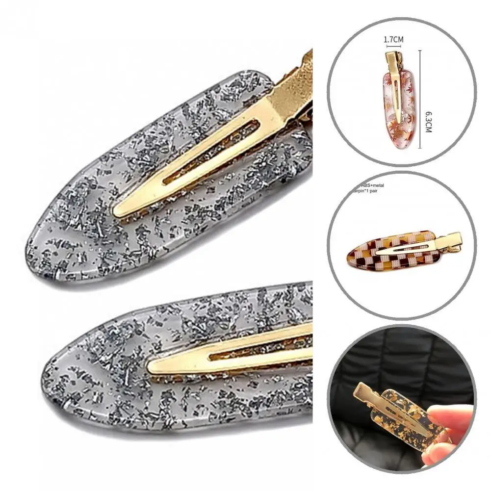 Metal 1Pair Sweet Duck Bill Hair Pin Clip Attractive Side Clip Compact for Ladies
Metal 1Pair Sweet Duck Bill Hair Pin Clip Attractive Side Clip Compact for Ladies