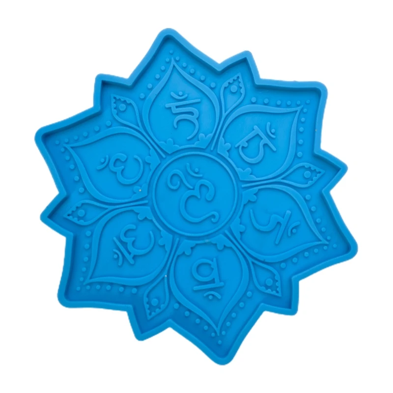 DIY Mantra Symbol Coaster Tray Epoxy Resin Mold Cup Mat Pad Silicone Mould Handmade Crafts Placemat Home Decoration Casting Tool
DIY Mantra Symbol Coaster Tray Epoxy Resin Mold Cup Mat Pad Silicone Mould Handmade Crafts Placemat Home Decoration Casting Tool