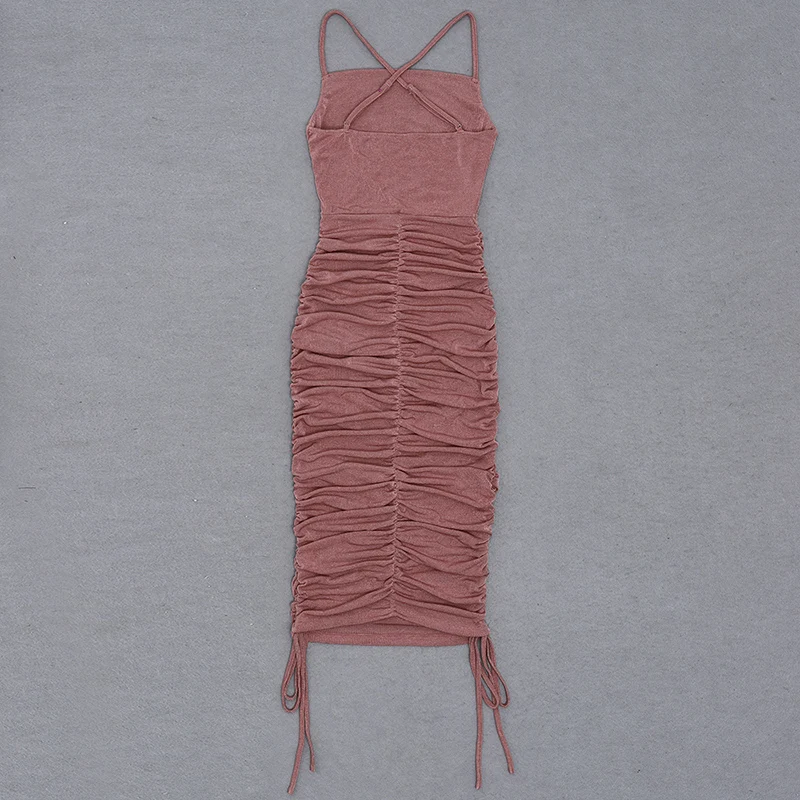 Sexy Spaaghetti Strap Black Pink Summer Women Party Dress Sheath Casual Pleated Femme Vestidos Drawstring Nightclub Robe CH0152 
Sexy Spaaghetti Strap Black Pink Summer Women Party Dress Sheath Casual Pleated Femme Vestidos Drawstring Nightclub Robe CH0152