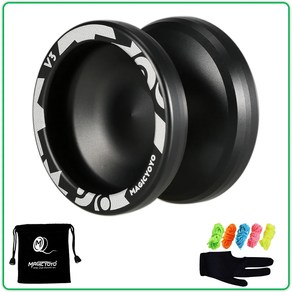 Magic Yoyo V3 Responsive High-speed Aluminum Alloy Yo-yo CNC Lathe with Spinning String for Boys Girls Children Kids Black
Magic Yoyo V3 Responsive High-speed Aluminum Alloy Yo-yo CNC Lathe with Spinning String for Boys Girls Children Kids Black