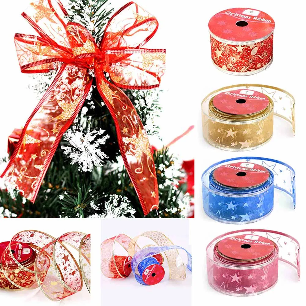 Christmas Tree Ornament Decorations Supplies Ribbon DIY Supplies 
Christmas Tree Ornament Decorations Supplies Ribbon DIY Supplies