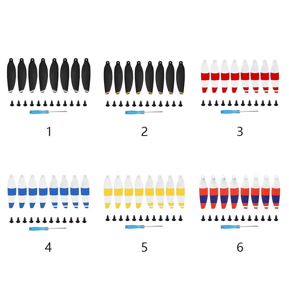 8pcs Low Noise Propeller Blades Wings Direct Drive Spare Parts Props RC Drone Flight Quick Release Fan Mavic Mini
8pcs Low Noise Propeller Blades Wings Direct Drive Spare Parts Props RC Drone Flight Quick Release Fan Mavic Mini