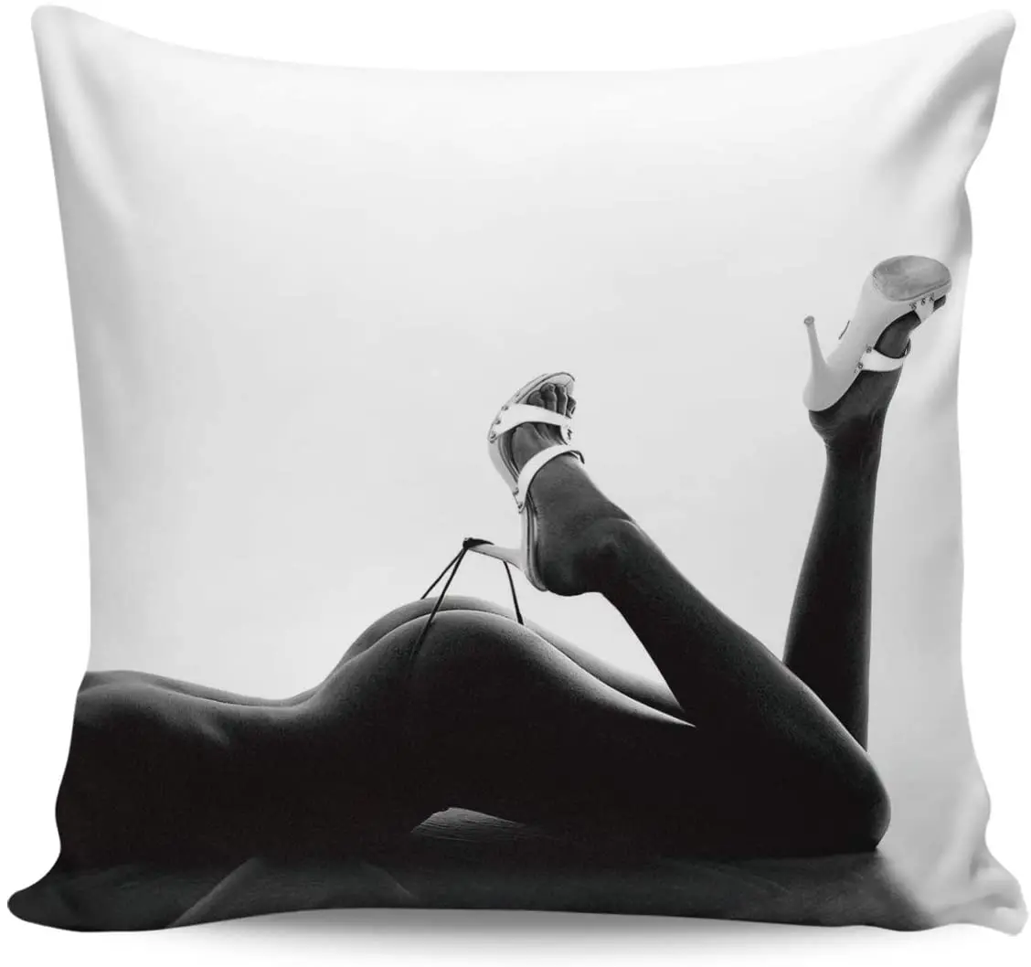 Ladies pillowcase short plush cushion cover, nude ladies high heels soft pillowcase with zipper closure sofa chair
Ladies pillowcase short plush cushion cover, nude ladies high heels soft pillowcase with zipper closure sofa chair