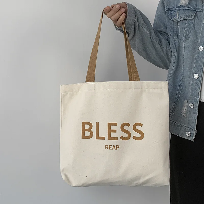 High Quality Women Canvas Shopping Bag Female Large Capacity Shoulder Bag Eco Handbag Tote Reusable Grocery Shopper Bags
High Quality Women Canvas Shopping Bag Female Large Capacity Shoulder Bag Eco Handbag Tote Reusable Grocery Shopper Bags