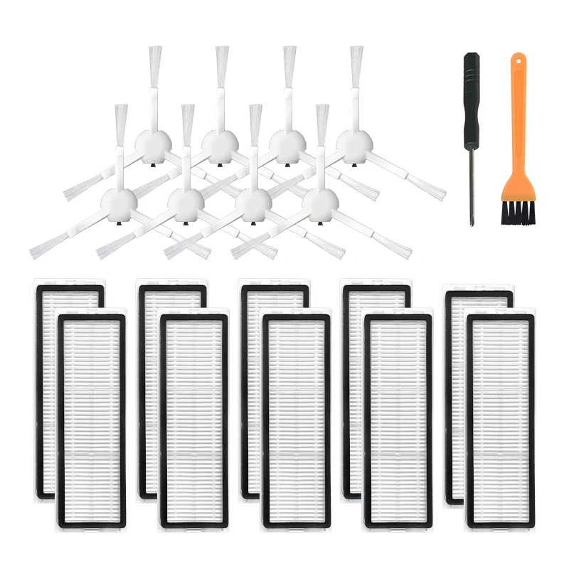 Washable Filter Side Brushes for Xiaomi Dreame F9 Robot Replacement Vacuum Cleaner Parts Yellow Cleaning Brush , 20PCS 
Washable Filter Side Brushes for Xiaomi Dreame F9 Robot Replacement Vacuum Cleaner Parts Yellow Cleaning Brush , 20PCS
