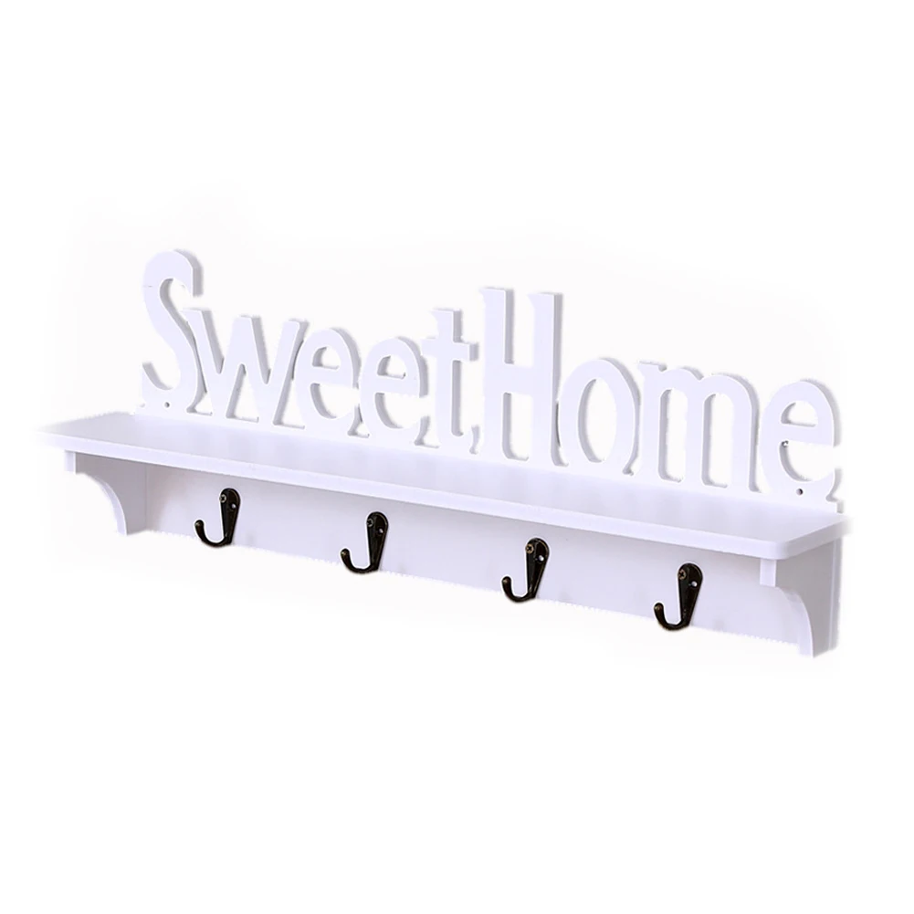 Wall Shelf Display Wooden Hanging Coat Rack With Hook Wall Decor White English Alphabet Floating Shelves Storage Goods 1 Set
Wall Shelf Display Wooden Hanging Coat Rack With Hook Wall Decor White English Alphabet Floating Shelves Storage Goods 1 Set