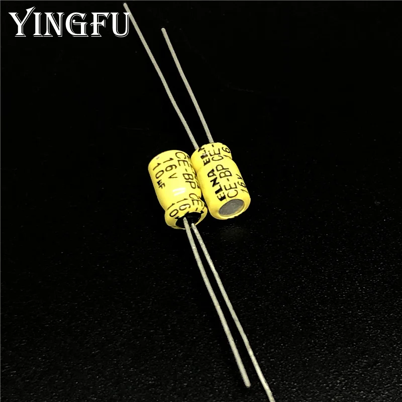 10 шт. 10uF 16V ELNA CE BP 4x7 мм 16 в мкФ биполярный аудио конденсатор|audio capacitor|10uf 16vbipolar capacitor |