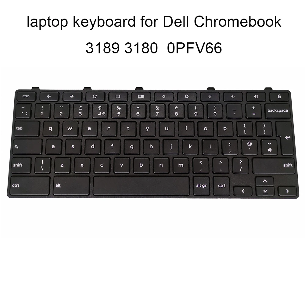 PFV66 Сменные клавиатуры для Dell Chromebook 11 3189 3180 CN 0PFV66 DFH00 UK GB Британский ключ формы черный с рамкой Новый
PFV66 Сменные клавиатуры для Dell Chromebook 11 3189 3180 CN 0PFV66 DFH00 UK GB Британский ключ формы черный с рамкой Новый