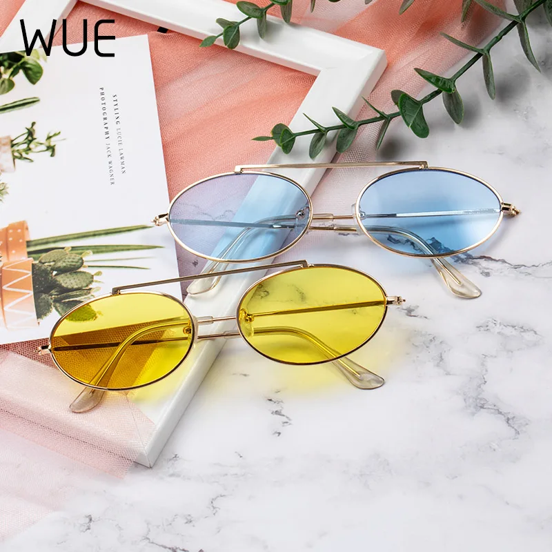 WUE new fashion ladies small retro metal round sunglasses retro brand pink red orange transparent glasses ladies shading too gla
WUE new fashion ladies small retro metal round sunglasses retro brand pink red orange transparent glasses ladies shading too gla