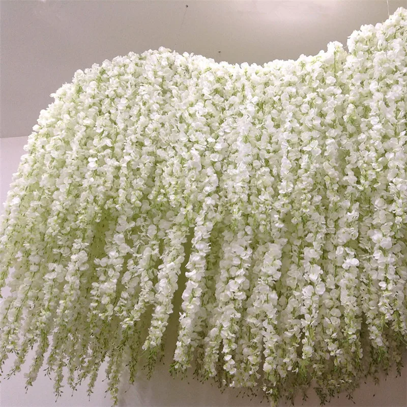 1.2m/2.4m Hydrangea Vine Wedding Birthday Party Garlands Artificial Flowers for Home Garden Flower wall Decoration Fake Flower
1.2m/2.4m Hydrangea Vine Wedding Birthday Party Garlands Artificial Flowers for Home Garden Flower wall Decoration Fake Flower