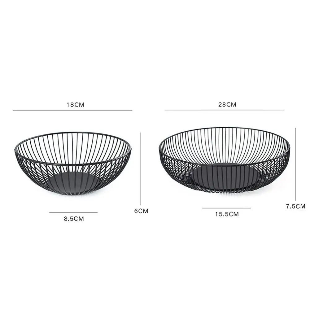 New Nordic Storage Baskets Black Metal Art Snacks Candy Fruit Basket for Living Room Desktop Kitchen Organizer Basket 30p
New Nordic Storage Baskets Black Metal Art Snacks Candy Fruit Basket for Living Room Desktop Kitchen Organizer Basket 30p