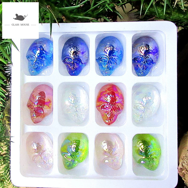 Decorative Figurines Miniature glass KITO ornaments Home Aquarium micro landscape decor Flat bottom handmade glass Skull statues
Decorative Figurines Miniature glass KITO ornaments Home Aquarium micro landscape decor Flat bottom handmade glass Skull statues