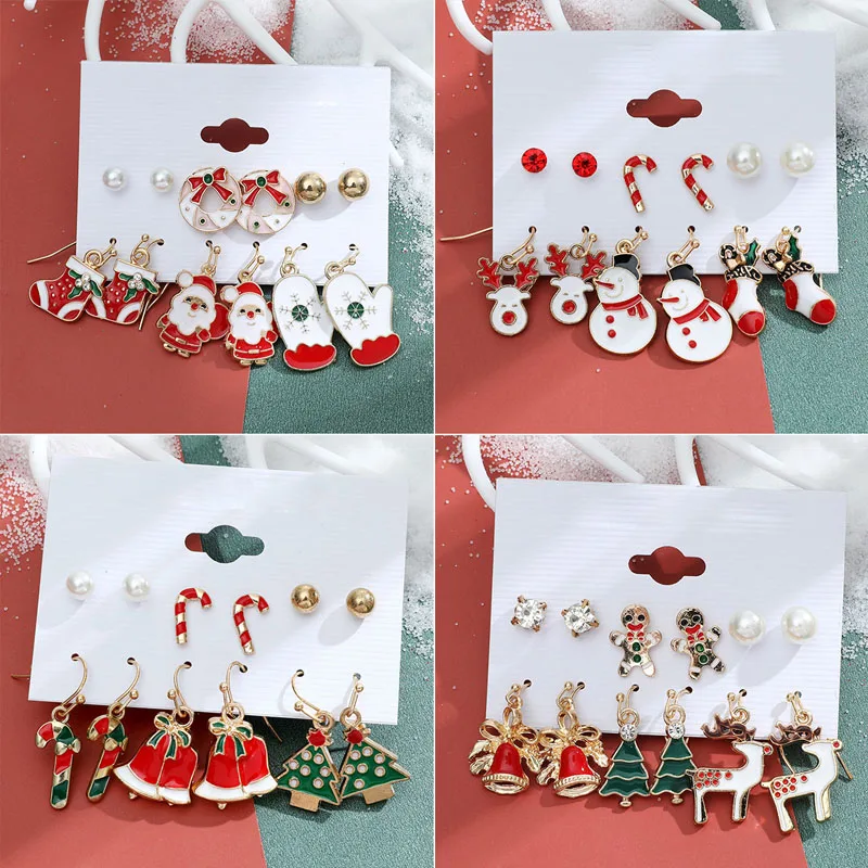 Cute Christmas Earrings For Women Xmas Festive Cartoon Christmas Tree Santa Claus Snowflake Drop Earrings Gift
Cute Christmas Earrings For Women Xmas Festive Cartoon Christmas Tree Santa Claus Snowflake Drop Earrings Gift