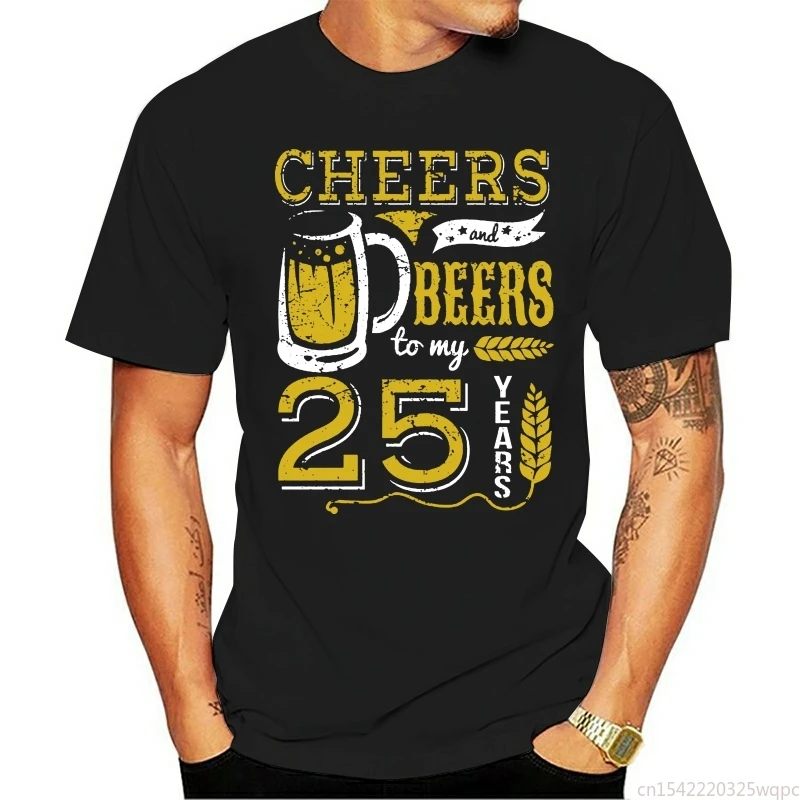 Men T Shirt Cheers and Beers 25th Birthday Gift Idea Daily Tees Men T Shirt
Men T Shirt Cheers and Beers 25th Birthday Gift Idea Daily Tees Men T Shirt