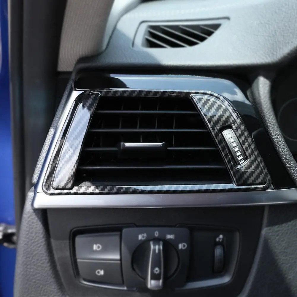 2Pcs Carbon Fiber Style side air conditioning vent AC outlet decorative frame cover trims forBMW 3 Series F30 13-18
2Pcs Carbon Fiber Style side air conditioning vent AC outlet decorative frame cover trims forBMW 3 Series F30 13-18