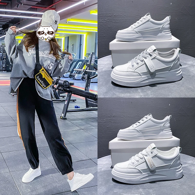 Женские кроссовки на толстой подошве, белые дышащие кроссовки для бега и скейтборда, для осени, 2021
Женские кроссовки на толстой подошве, белые дышащие кроссовки для бега и скейтборда, для осени, 2021