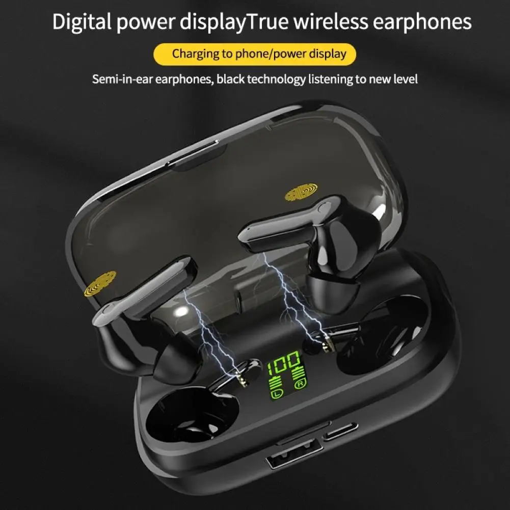 Dropshipping Wireless Earphones XT-01 Bluetooth Wireless Smart-Touch Noise Reduction with Mic Sports Earphones 
Dropshipping Wireless Earphones XT-01 Bluetooth Wireless Smart-Touch Noise Reduction with Mic Sports Earphones