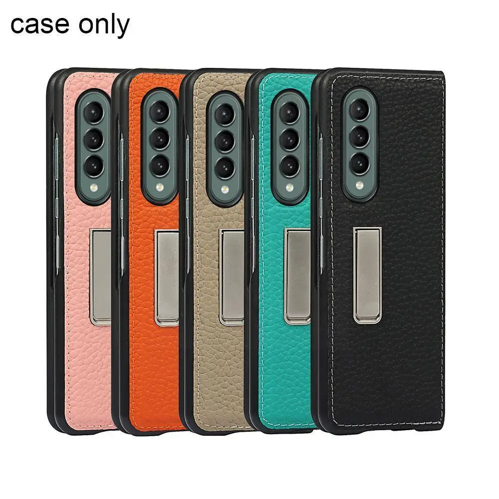 For Z Fold 3 5g Fold3 Luxury Genuine Leather Cover Pu Bracket Free With Shockproof Back Shipping A5c1
For Z Fold 3 5g Fold3 Luxury Genuine Leather Cover Pu Bracket Free With Shockproof Back Shipping A5c1