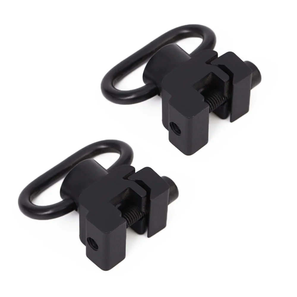 2 Pcs 1.25Inch/20mm Quick Release Sling Swivel Mount Metal Sling Swivel Aluminum Attachment Mount (Black)
2 Pcs 1.25Inch/20mm Quick Release Sling Swivel Mount Metal Sling Swivel Aluminum Attachment Mount (Black)