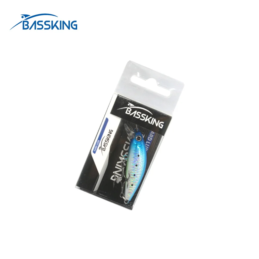 

BASSKING 50mm 4g/53mm 6g Sinking Minnow Bait Hard Fishing Lure Swimbait Iscas Artificiais Para Pesca Fishing Wobblers Peche Lure