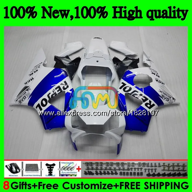 Body For HONDA Repsol blue CBR 954RR 900RR CBR 900 954 RR 02 03 106BS.AA CBR900 CBR954 RR CBR954RR CBR900RR 2002 2003 Fairings
Body For HONDA Repsol blue CBR 954RR 900RR CBR 900 954 RR 02 03 106BS.AA CBR900 CBR954 RR CBR954RR CBR900RR 2002 2003 Fairings
