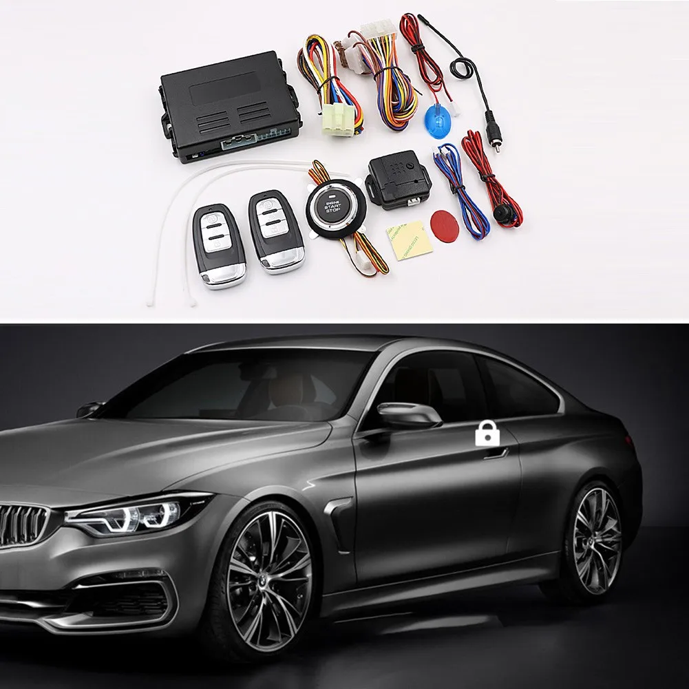 Universal Keyless Entry System Car Alarm Systems Device Auto Remote Control Kit Door Lock Vehicle Central Locking And Unlock
Universal Keyless Entry System Car Alarm Systems Device Auto Remote Control Kit Door Lock Vehicle Central Locking And Unlock