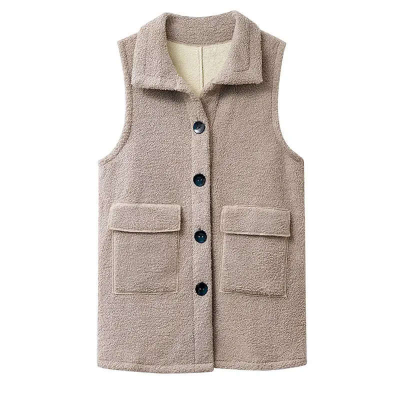 Women's Vest winter fat sister fashion lamb wool warm vest women's large small loose fit women's coat
Women's Vest winter fat sister fashion lamb wool warm vest women's large small loose fit women's coat