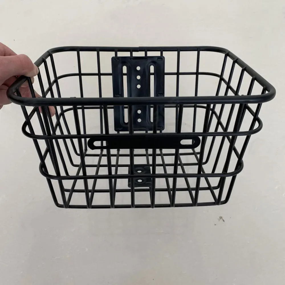 Iron Storage Basket Folding Basket Durable Hanging Basket Front Handlebar Basket for Bike Riding Cycling
Iron Storage Basket Folding Basket Durable Hanging Basket Front Handlebar Basket for Bike Riding Cycling